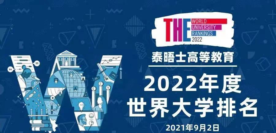 2022年泰晤士世界大學排名發布!